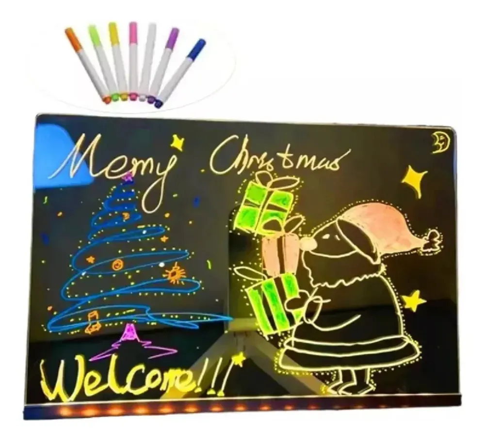 Miniatura 5 de Tablero De Notas Led Con Bolígrafo De 7