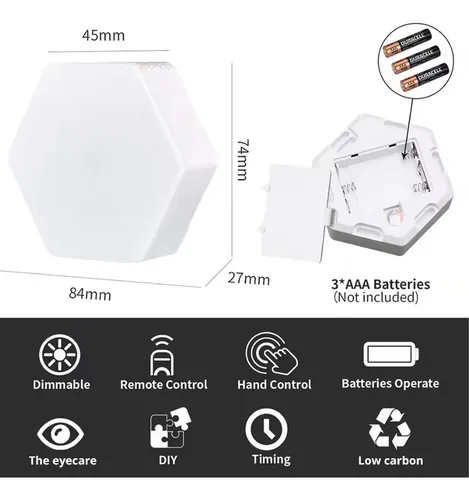 Miniatura 2 de SET DE BOMBILLAS HEXAGONAL