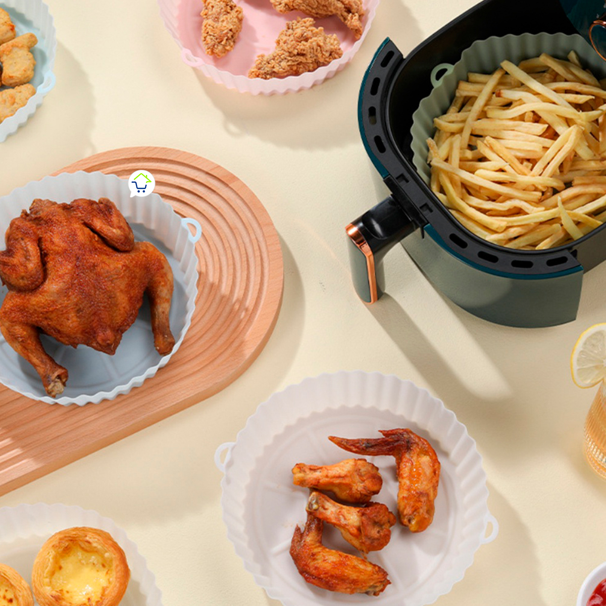Miniatura 4 de Cesta Silicona Freidora Air Fryer FSA01