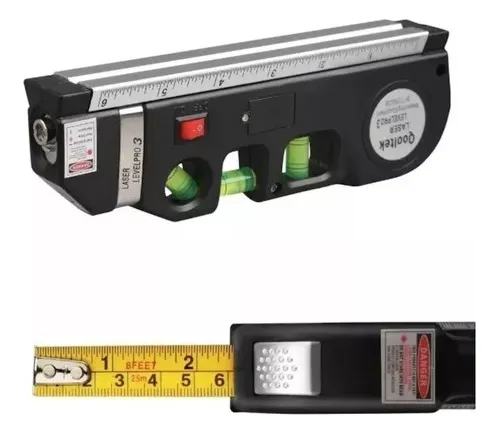 Miniatura 2 de NIVEL LAZER CON METRO 3 BURBUJAS ALINEA