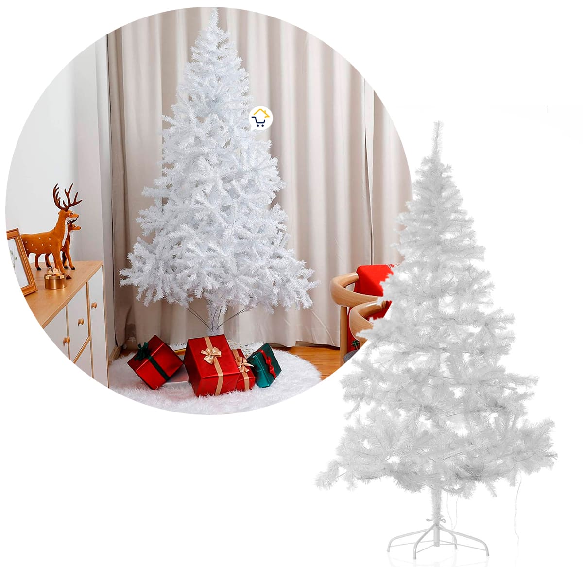 Miniatura 6 de Árbol Navidad Blanco 1.80M 720 Ramas 209