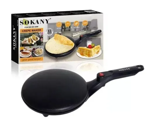 Miniatura 2 de Maquina para hacer crepes Sokany