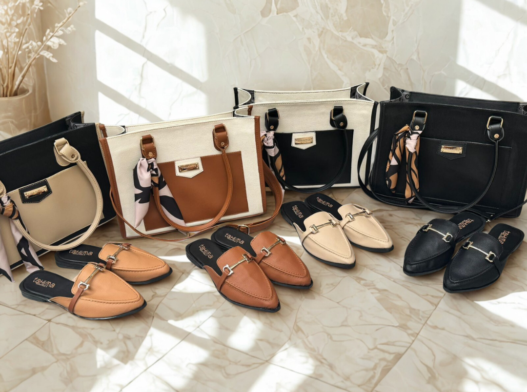 COMBO BOLSO +SUECO ESTILETO+CAJA