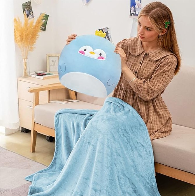 ALMOHADA CON COBIJA 3 EN 1 REGALO NIÑO🎆