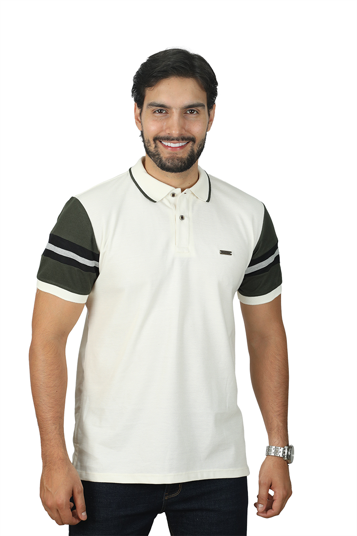 095D  POLO COMBINADA MARFIL MILITAR