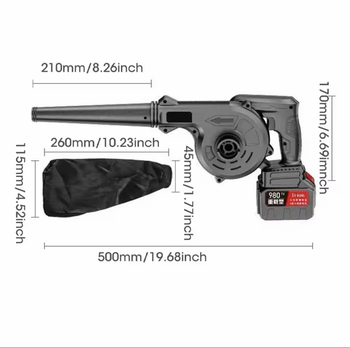 Miniatura 8 de SOPLADOR ASPIRADOR BATERIA INALAMBRICO P