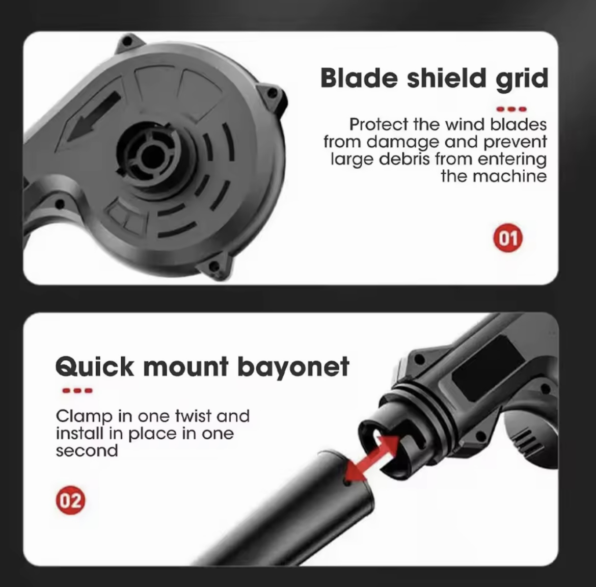 Miniatura 7 de SOPLADOR ASPIRADOR BATERIA INALAMBRICO P