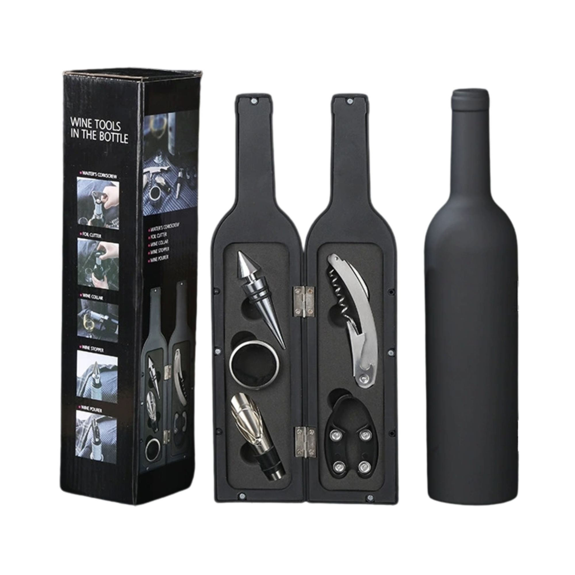 Miniatura 5 de Estuche de Botella Accesorios Vino (Gra)