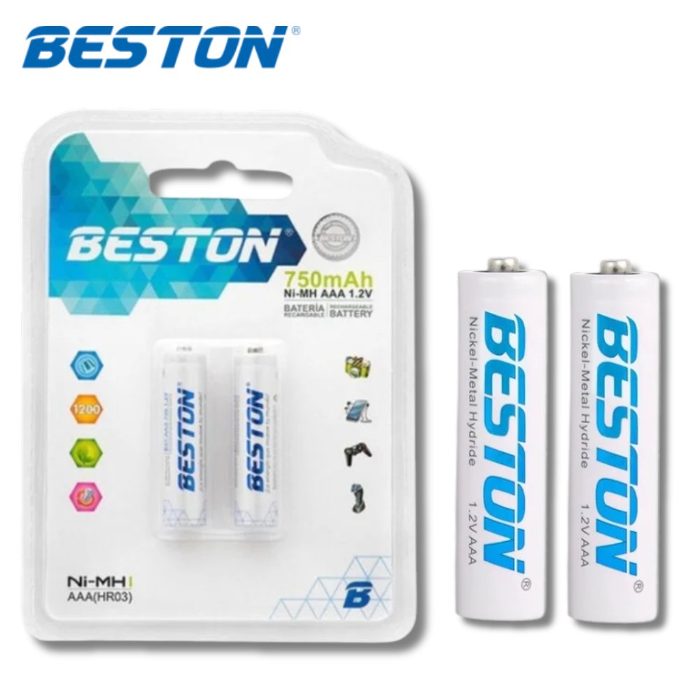 Pilas Bateria Recargable Aaa X2 750 Mah