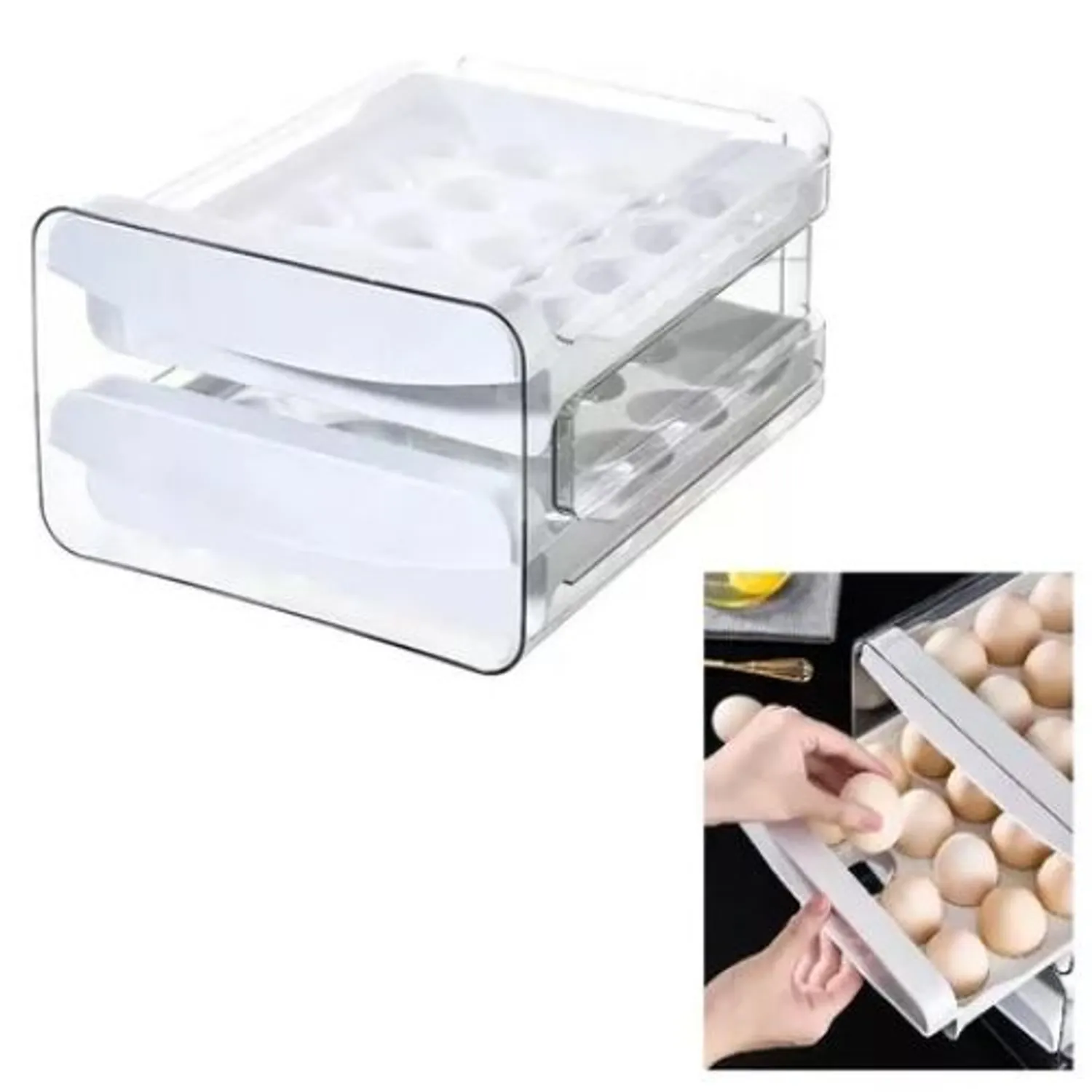 Miniatura 3 de Organizador de Huevos Grande.