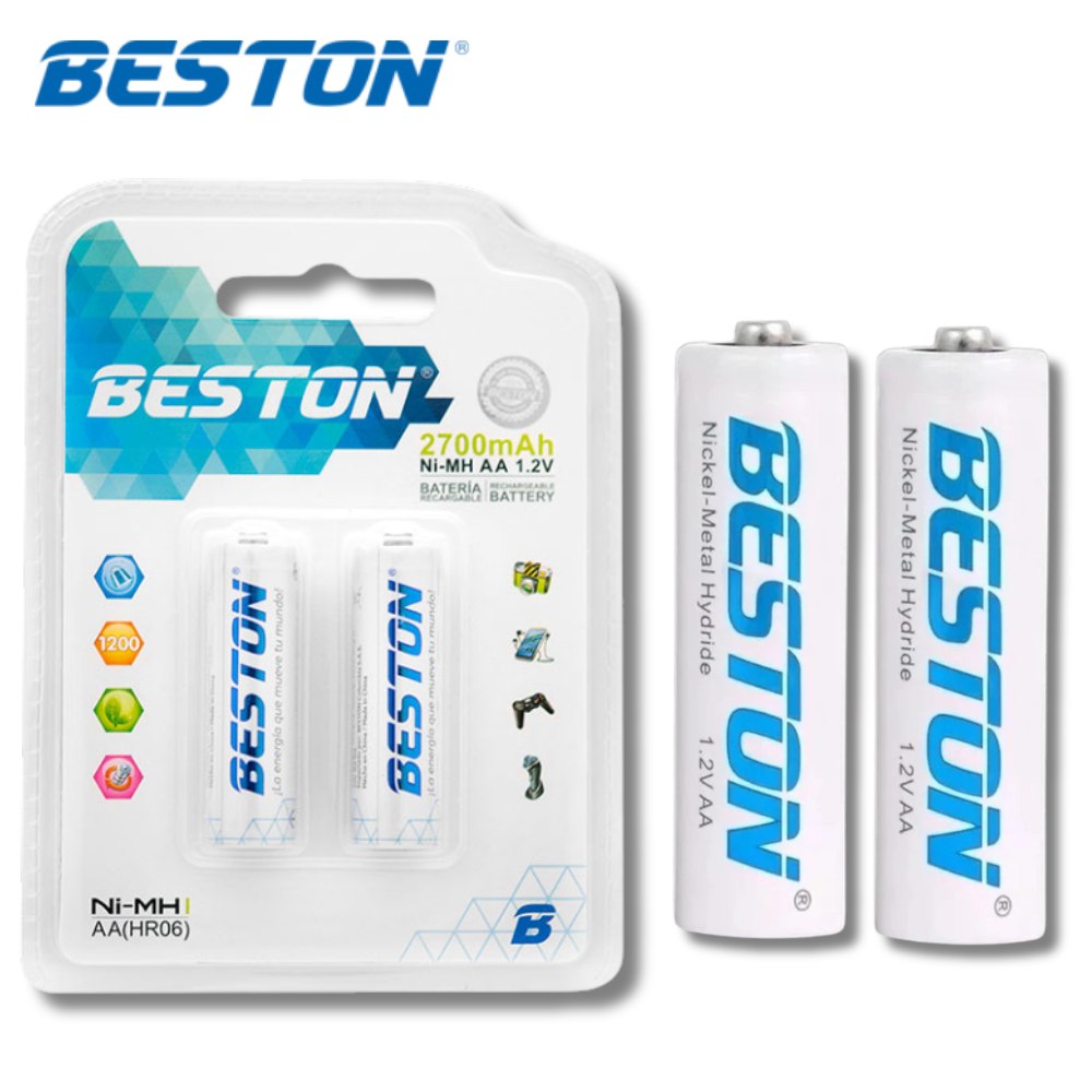 Pila Bateria Recargables Aa X2 2700 Mah