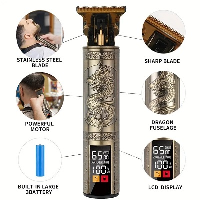 Miniatura 2 de MAQUINA DE PELUQUIAR Y BARBERA RECARGABL