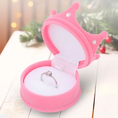 Miniatura 3 de Caja Corona Princesa de Lujo Anillo