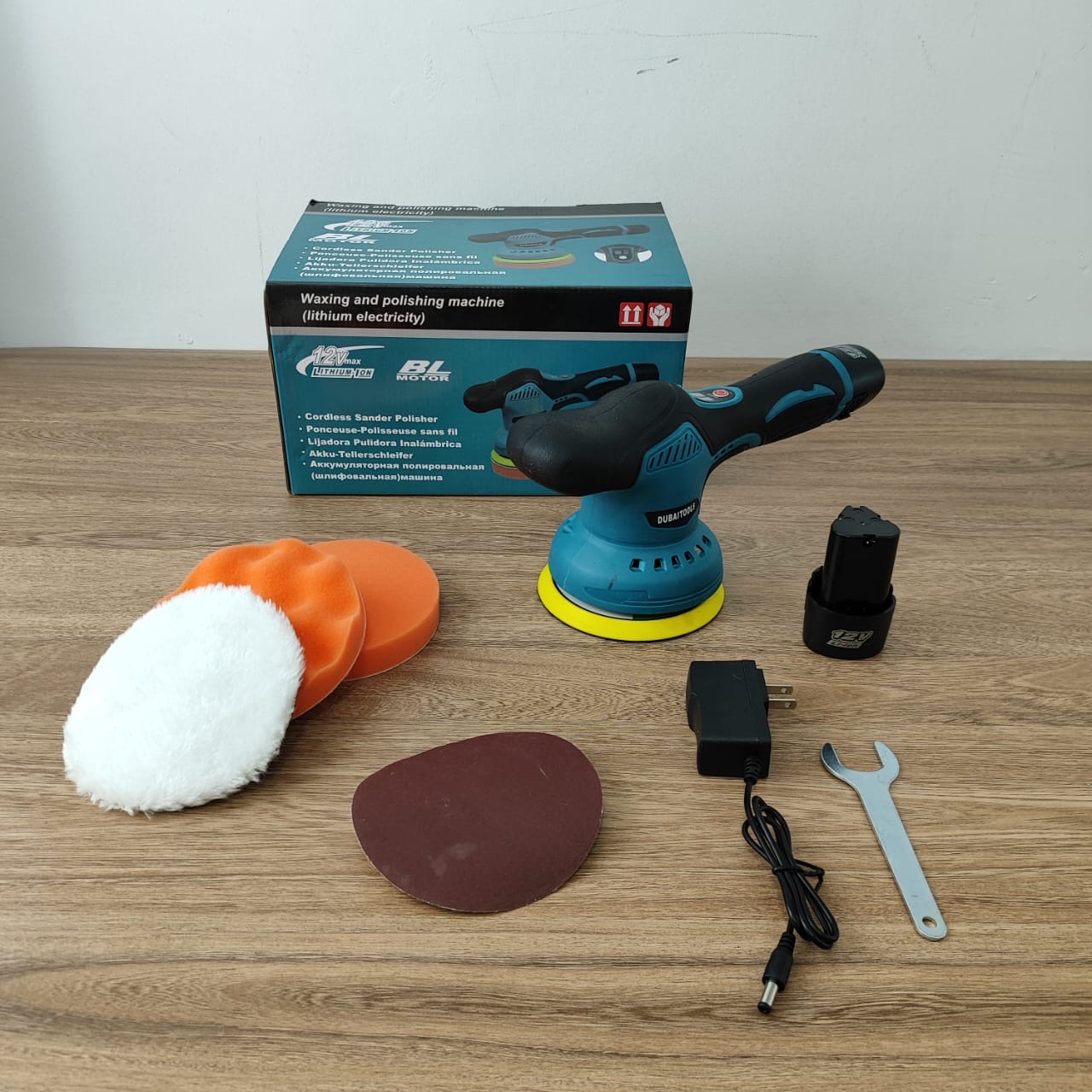 Polichadora Inalambrica 12 V y lijadora