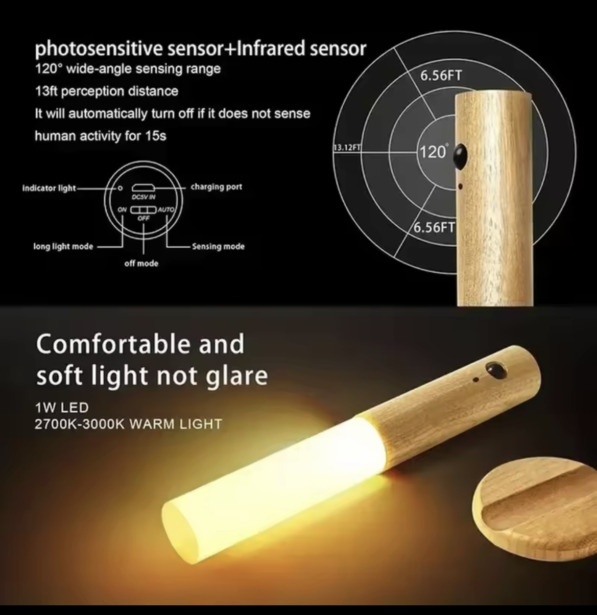 Miniatura 3 de LUZ MAGNETICA SENSOR RECARGABLE TIPO MDR