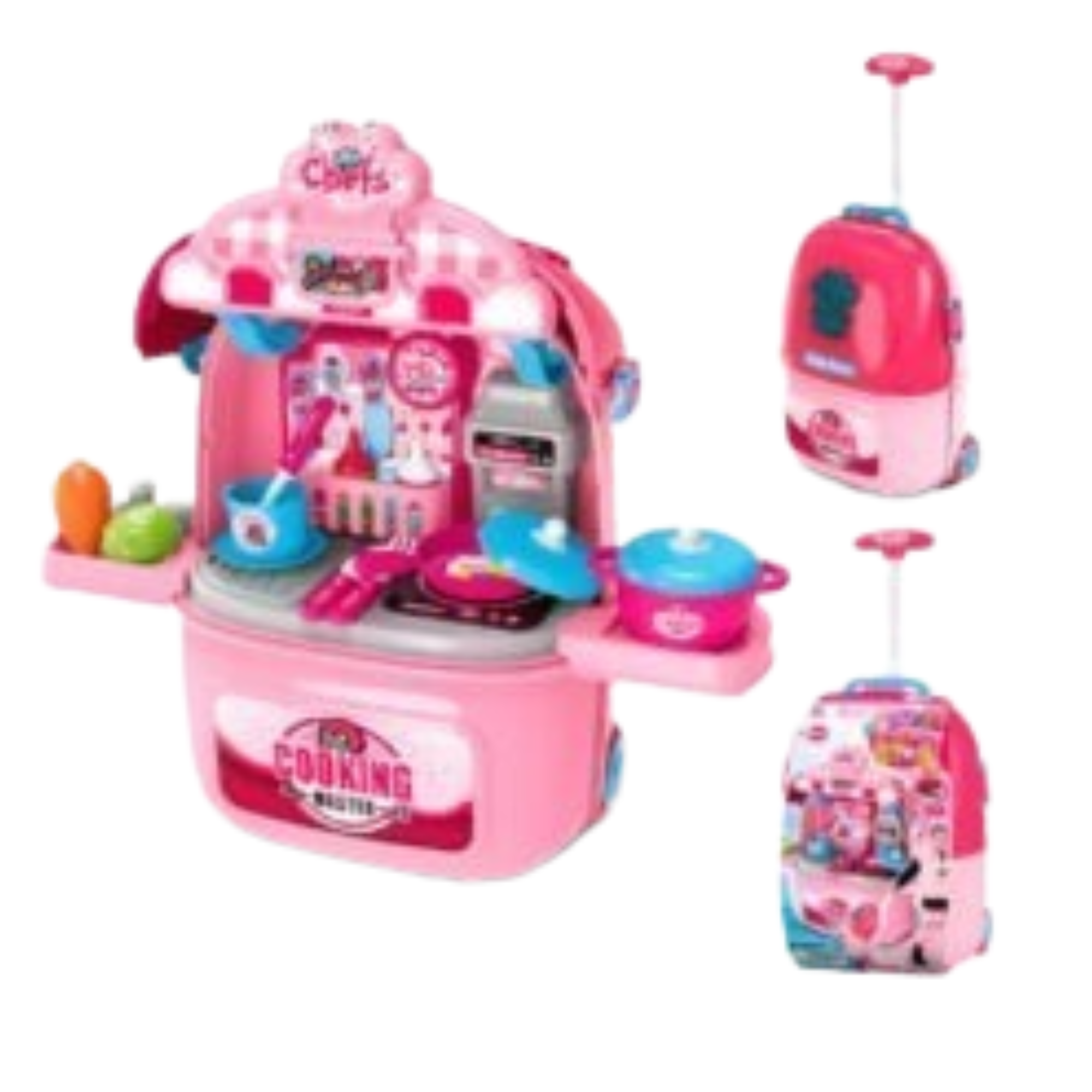 🍳 Juguete Infantil Cocina con Ruedas: Diversión Portátil para Pequeños Chefs 🍽️ 2