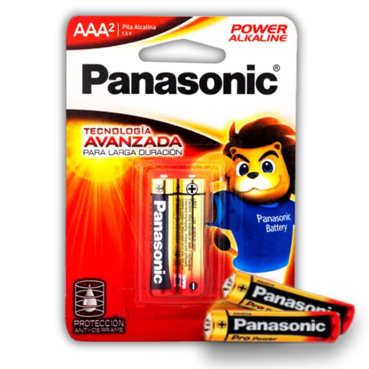 Pila Bateria Alkalina Aaa X2 Und Panason