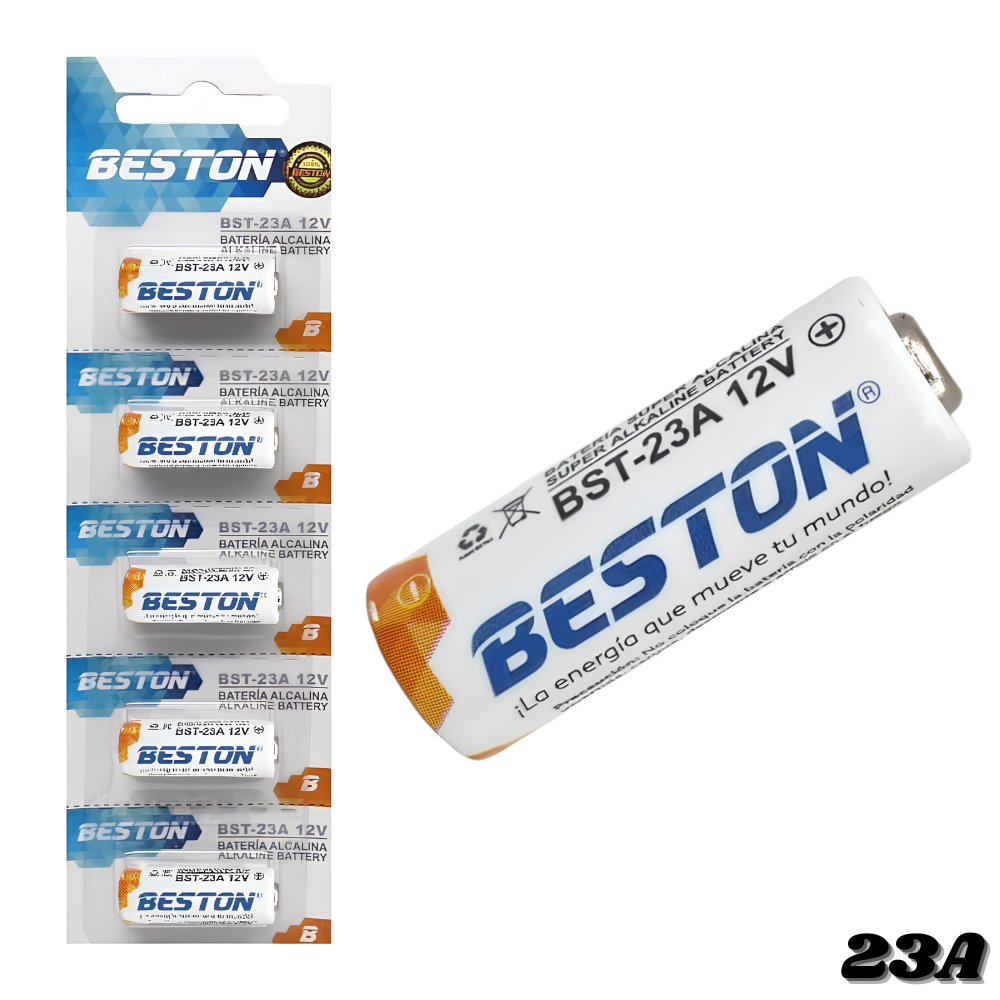 Bateria Alcalina 23a x Unidad Beston