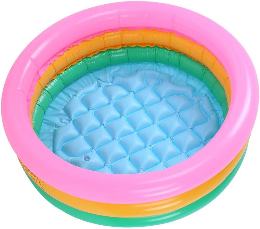 Miniatura 4 de Piscina Inflable Arcoíris para Niños 61C