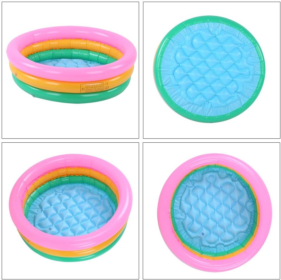 Miniatura 3 de Piscina Inflable Arcoíris para Niños 61C