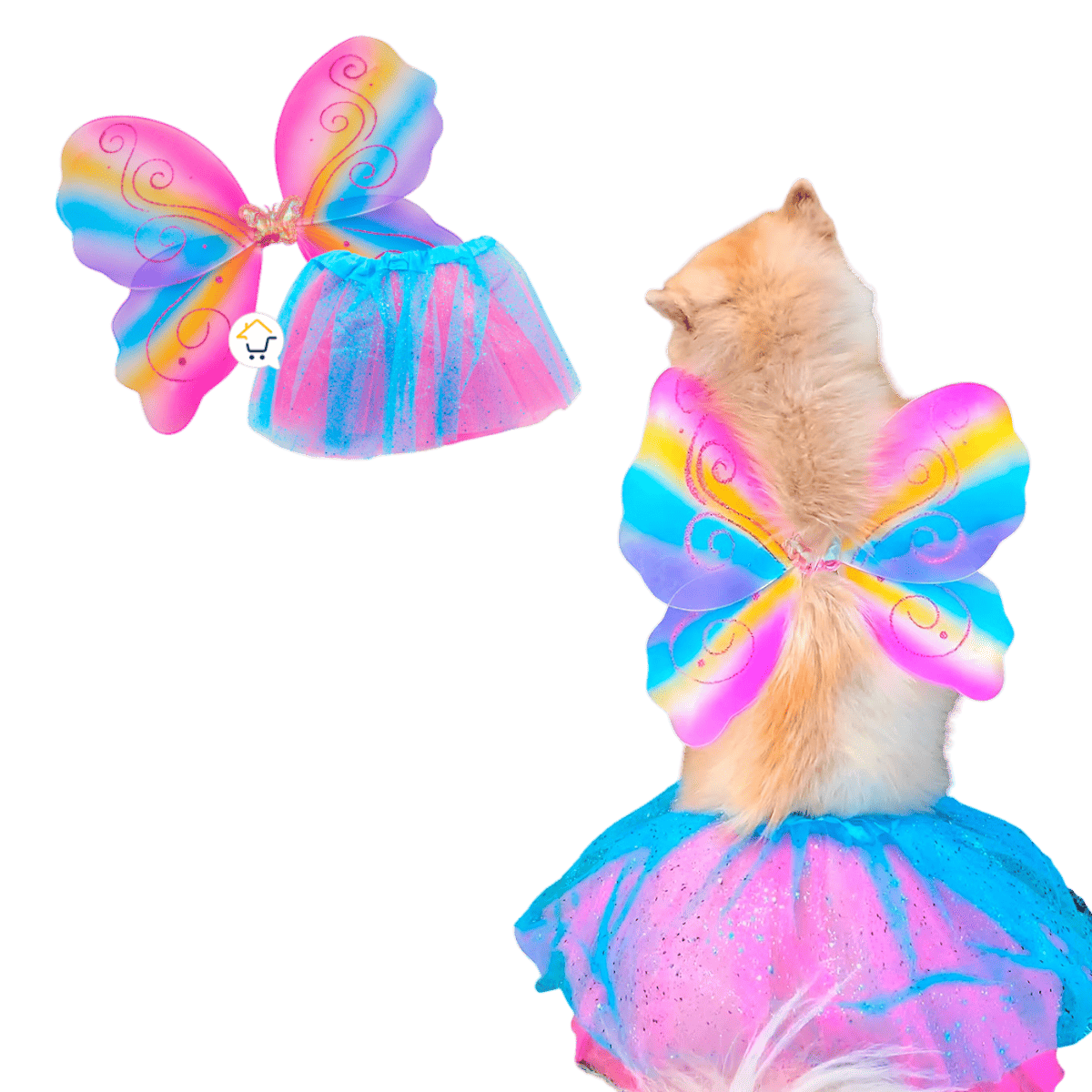 Miniatura 3 de Disfraz Para Mascota Mariposa OF822PET