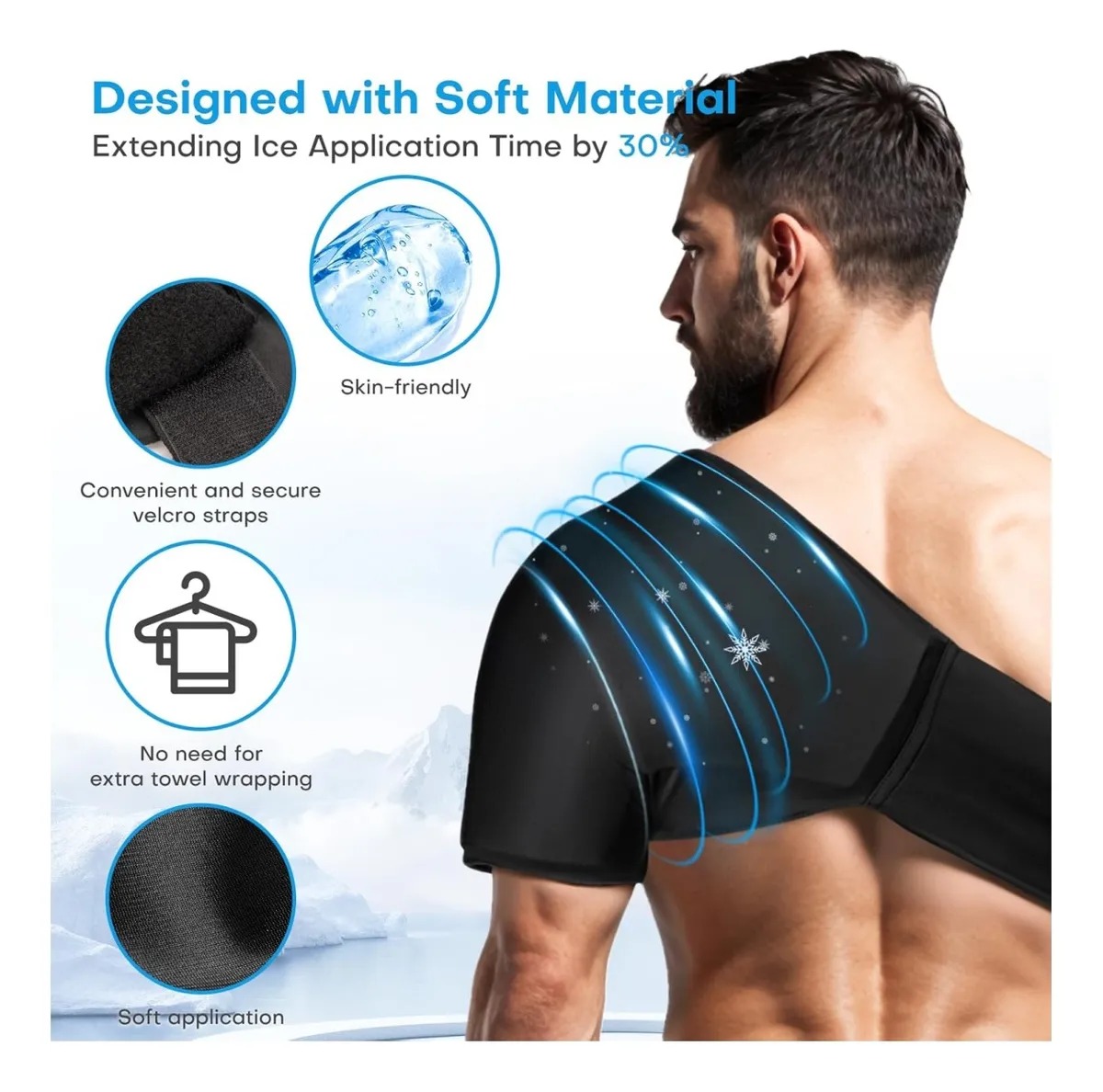 Miniatura 2 de Hombrera Gel De Compresión Frio Caliente