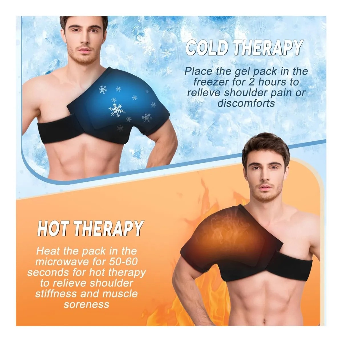 Miniatura 8 de Hombrera Gel De Compresión Frio Caliente