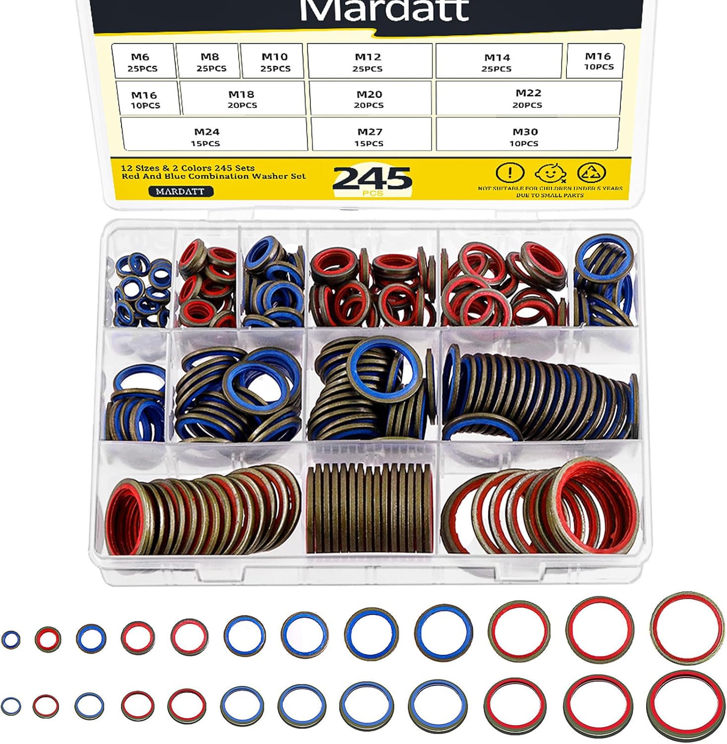 ARANDELAS Set x 245 Drops
