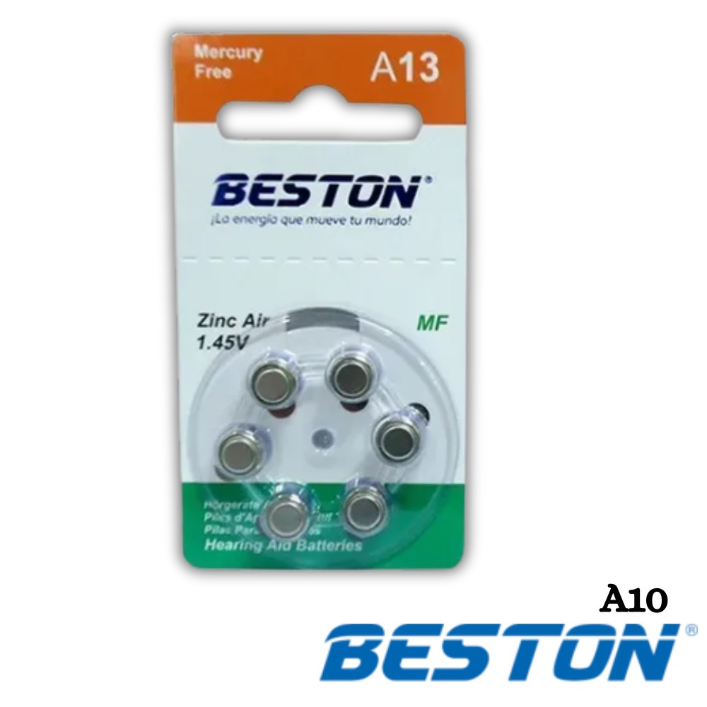 Pila Bateria A13 Beston Audifono X6 Unid