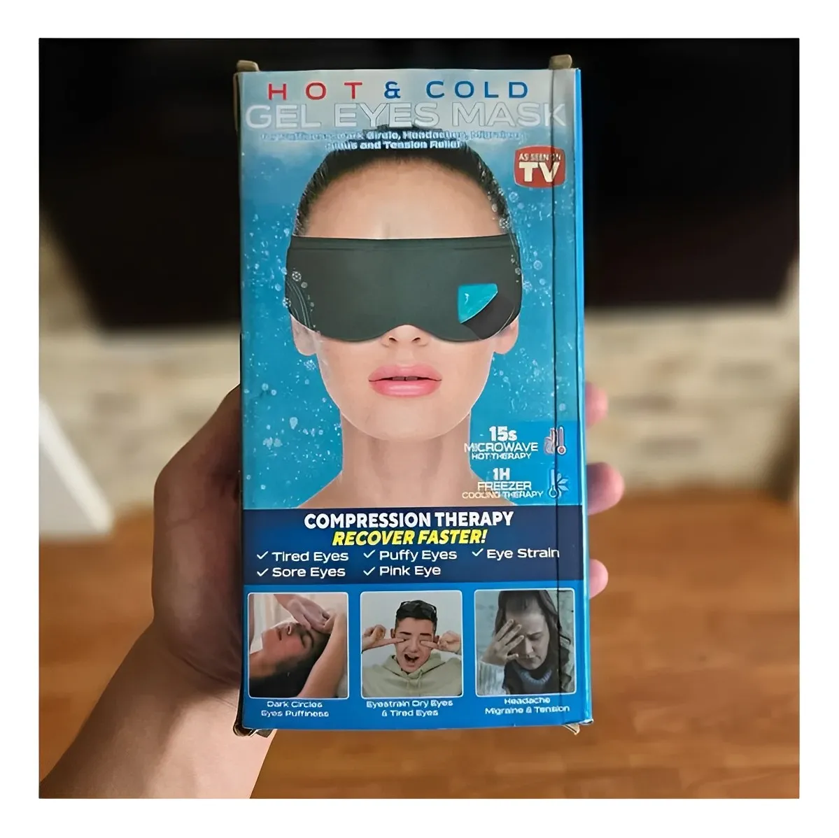 Miniatura 2 de BANDA DE OJOS TERAPIA FRIO CALOR