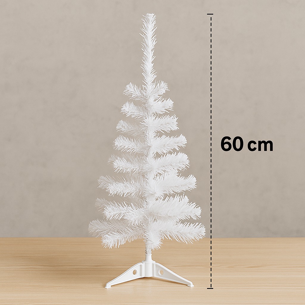 Miniatura 3 de Mini Arbol de Navidad Blanco 60 cm