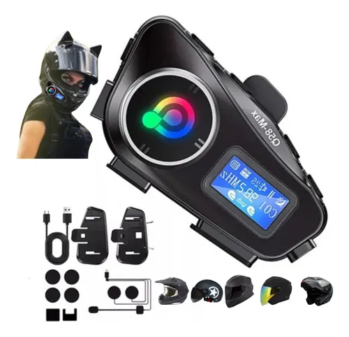 Intercomunicador Para Moto Q58 Rgb
