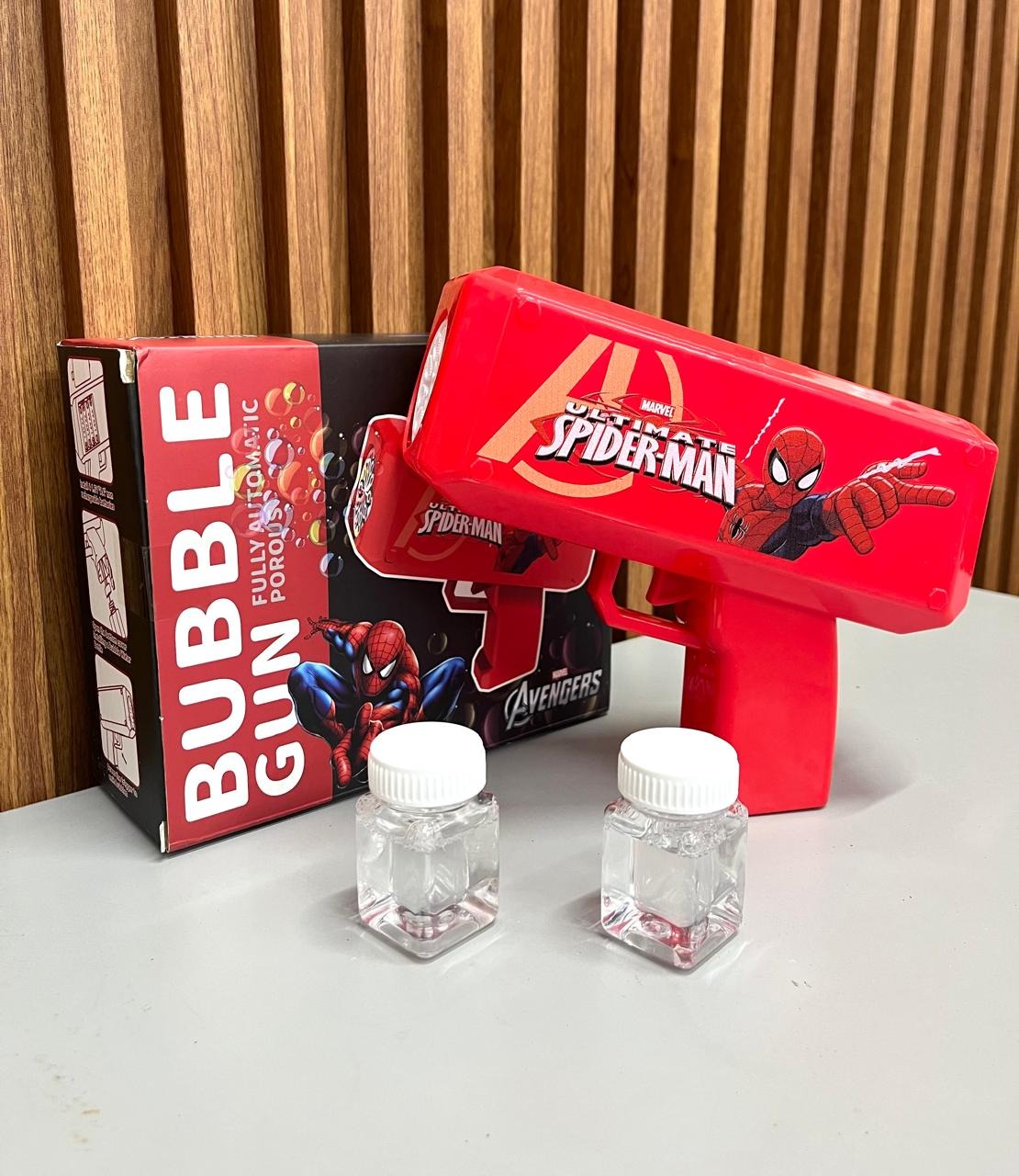 Pistola de Burbujas Spiderman