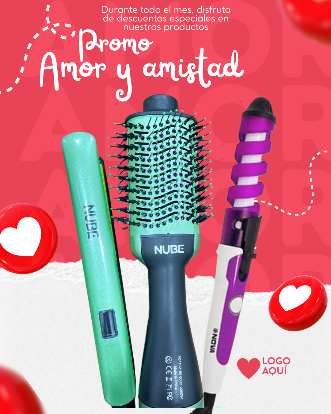 CEPILLO SECADOR+PLANCHA AGUACATE+RIZADOR