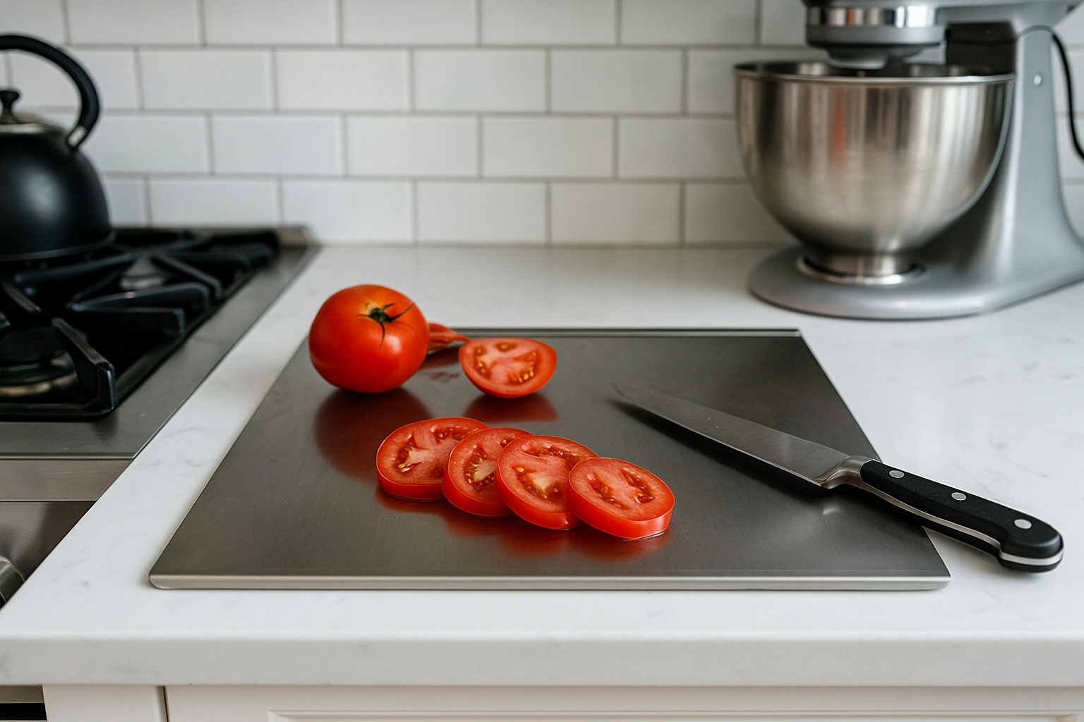 TABLA EN ACERO 30*40 CM CON BORDE