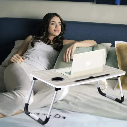 Miniatura 2 de MESA MADERA PORTATIL PARA CAMA