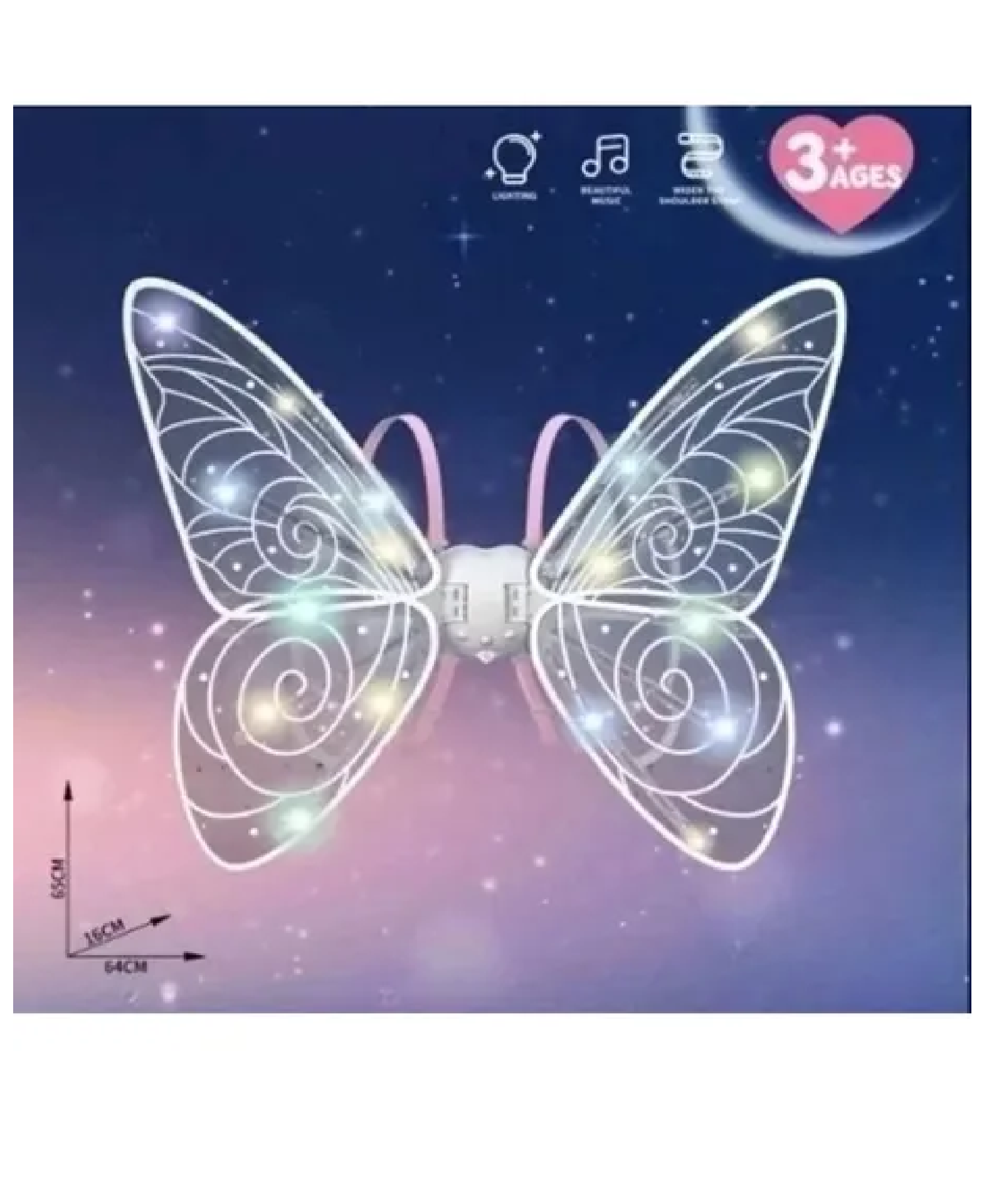 Miniatura 3 de ALAS CON LUCES MOVIMIENTO Y SONIDO