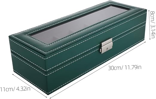 Miniatura 6 de RELOJERO X6 COMPARTIMENTOS VERDE