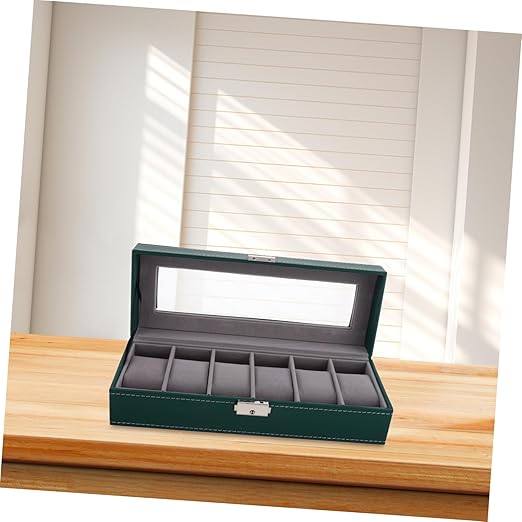 Miniatura 4 de RELOJERO X6 COMPARTIMENTOS VERDE