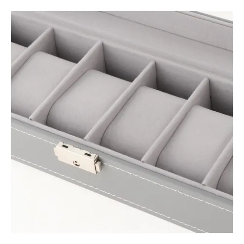 Miniatura 2 de RELOJERO X6 COMPARTIMENTOS GRIS