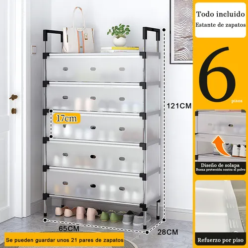 Zapateras Modernas 5 Niveles Cubierto