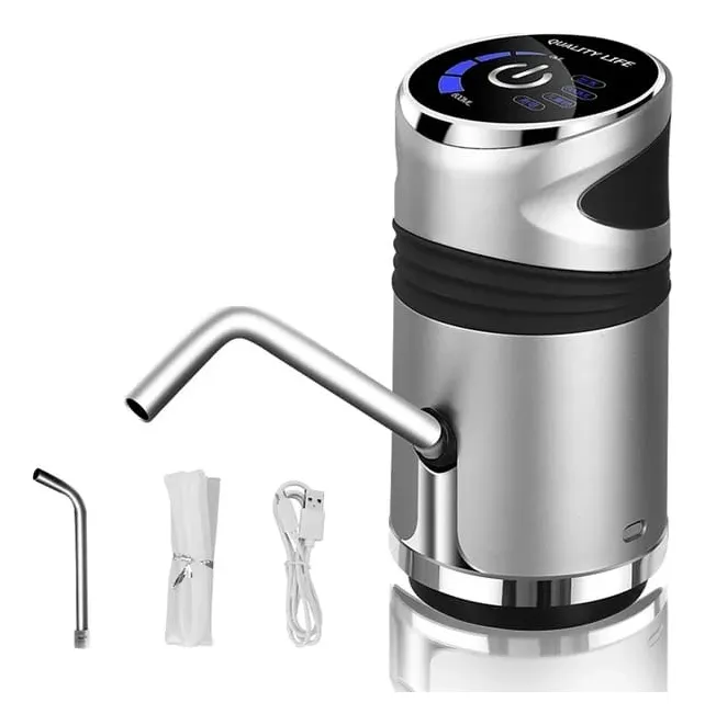 Miniatura 2 de DISPENSADOR DE BOTELLON DE LUJO PLATEADO