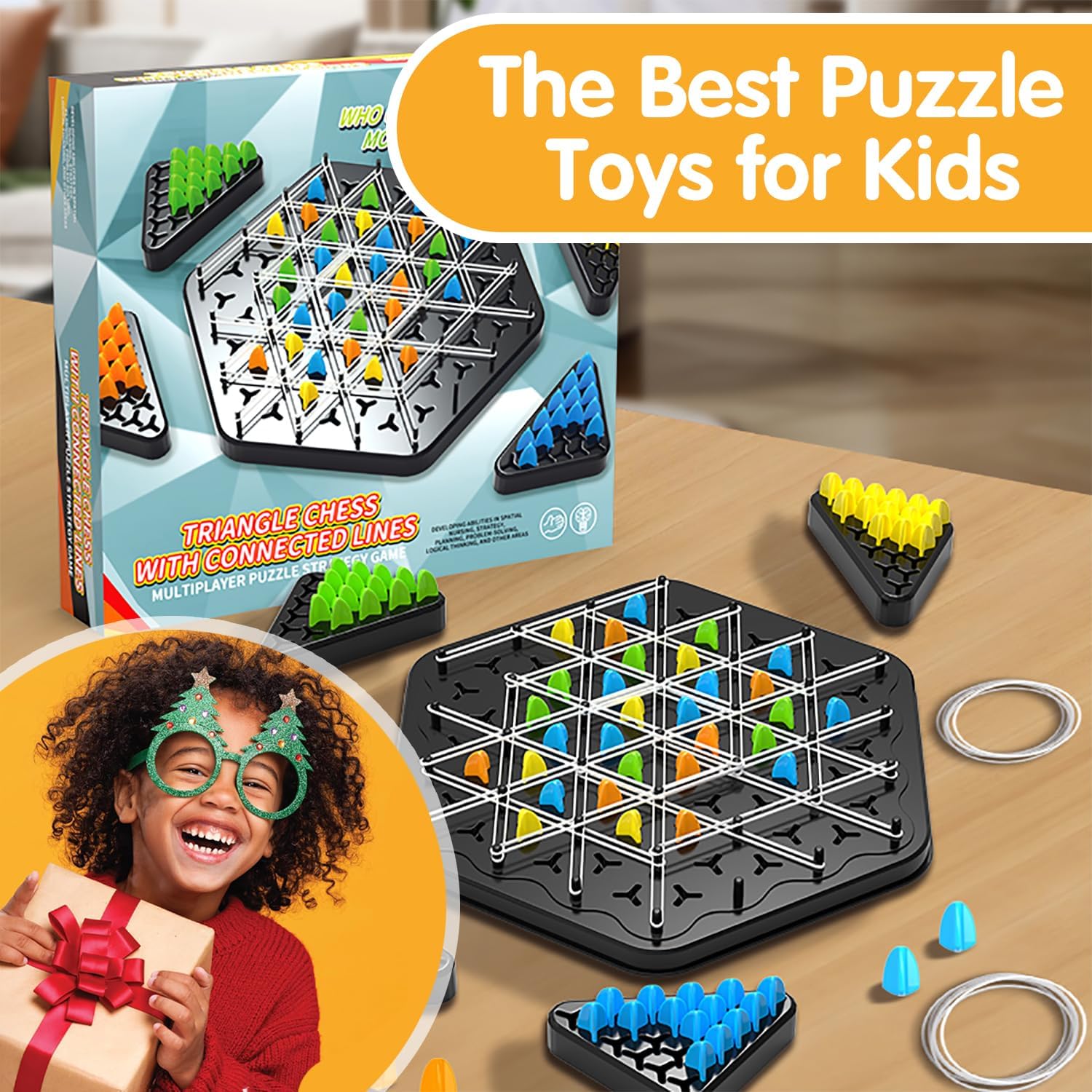 Miniatura 3 de JUEGO AJEDREZ TRIANGULAR TRICOLMENA