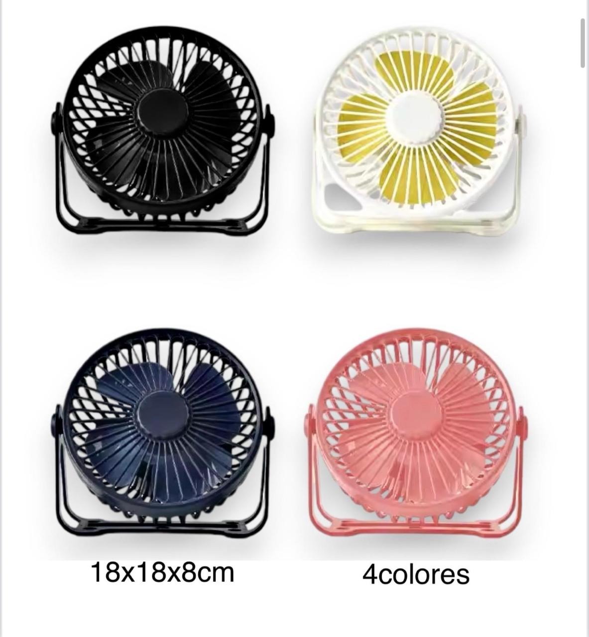 Mini ventilador eléctrico por USB portát
