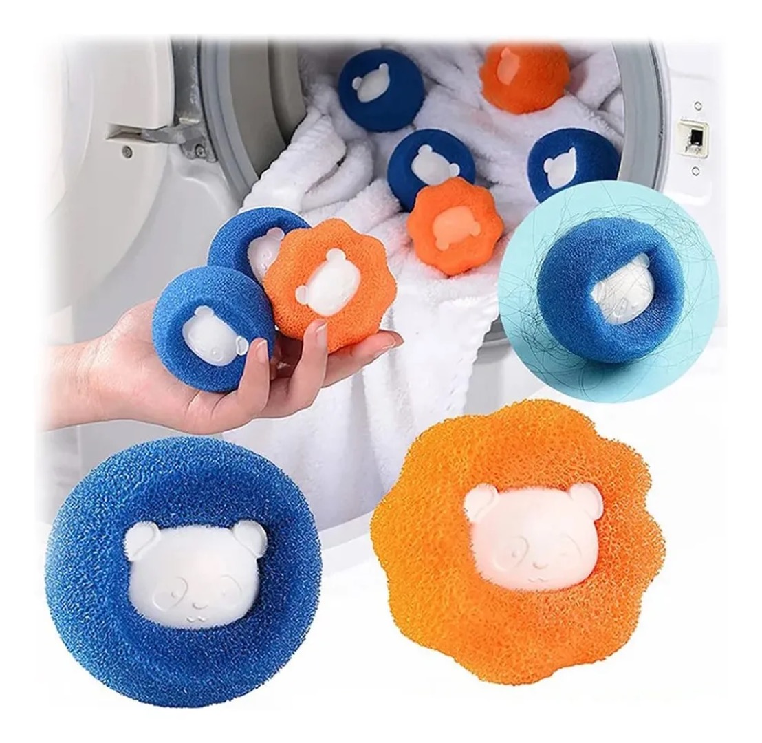 Filtro atrapa pelos para lavadora x4