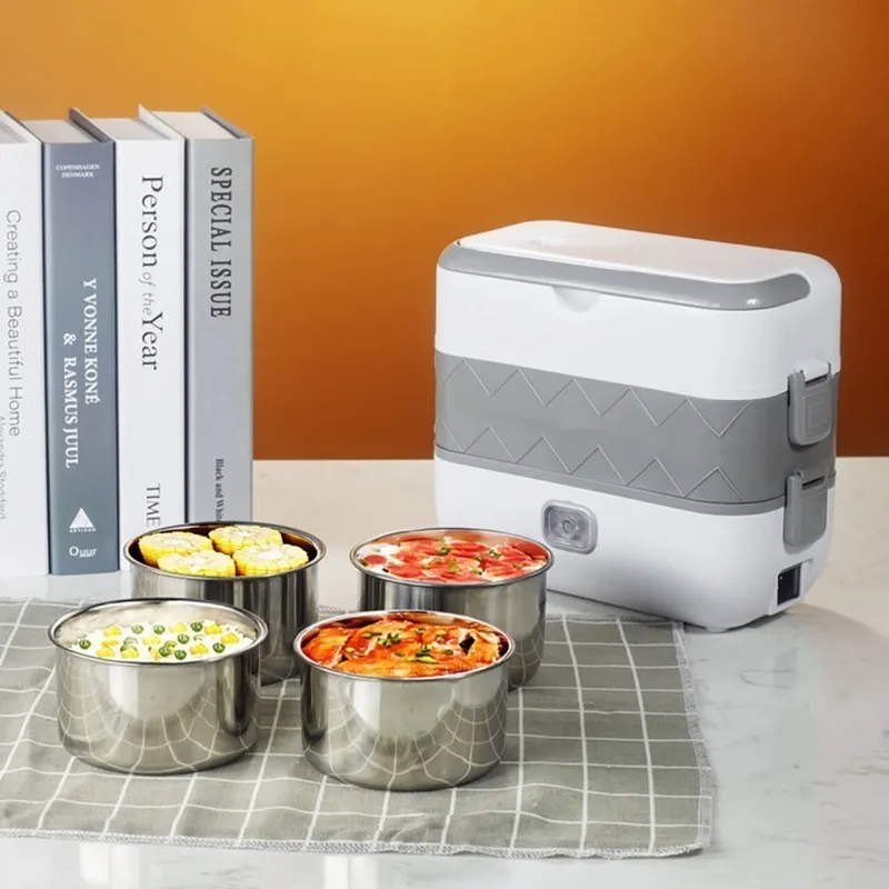 Lonchera Vaporera Eléctrica Portacomida