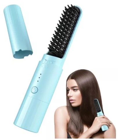 Cepillo Alisador Portátil y Recargable