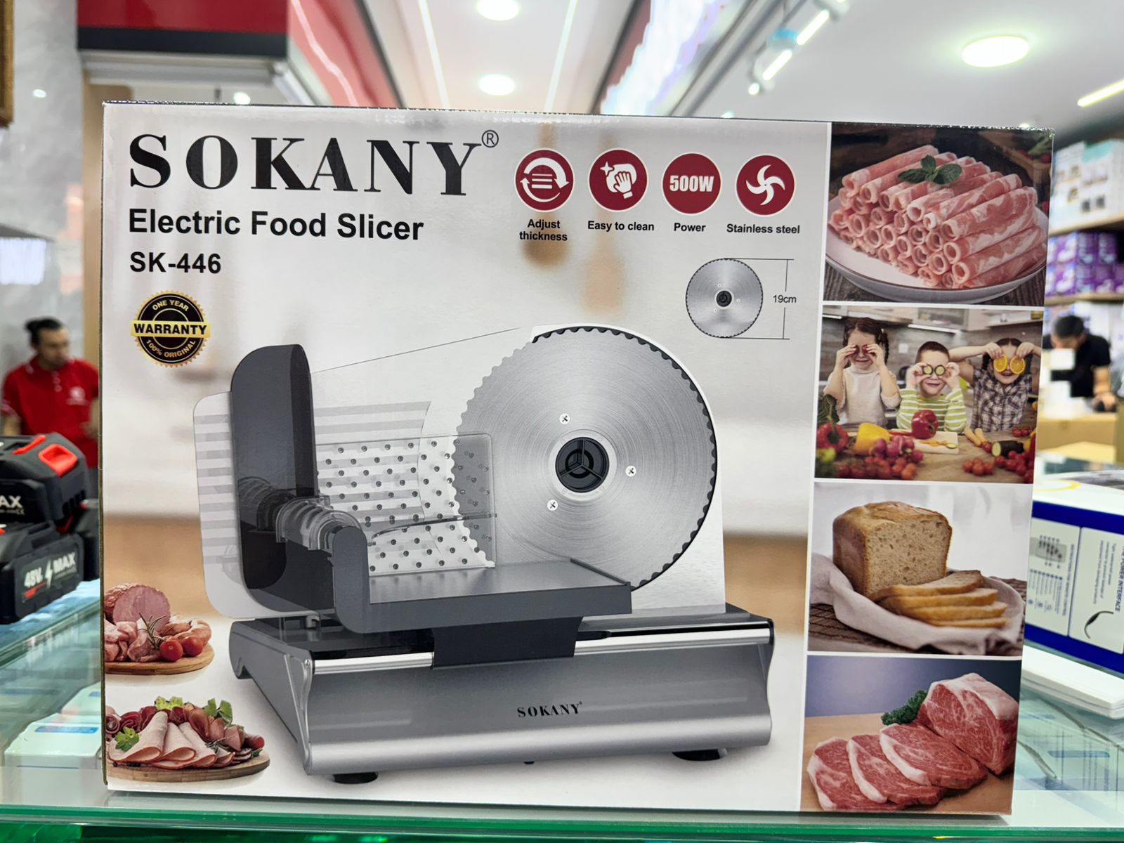 Cortadora de Alimentos Eléctrica SOKANY