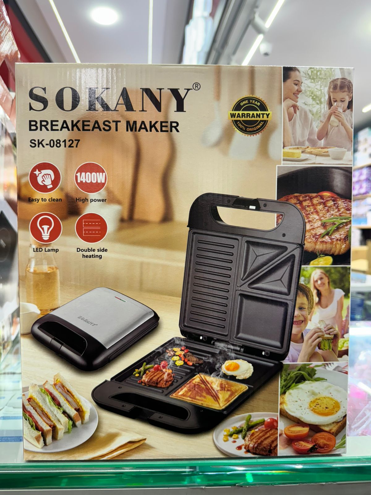 Sandwichera / Breakfast Maker SOKANY