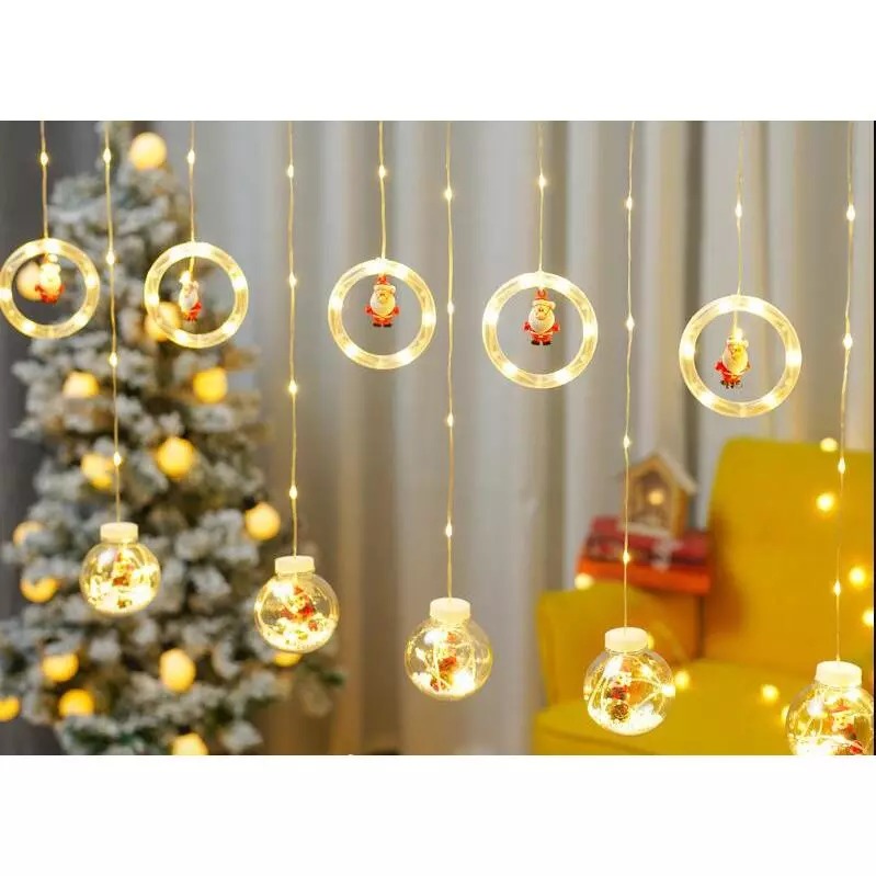 LUCES CASCADA BOLAS MAGICAS 3M X 1M